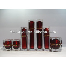 Kosmetikverpackungscreme quadratisches Acrylglas 30ml 50ml